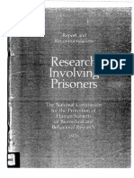 Research Involving Prisoners