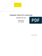 Adiabatic Diesel Pre-reforming