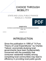 Chapter 5-Fisher - Public Choice With Mobility