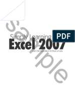 Simply Learning Excel 2007 Chapter1a