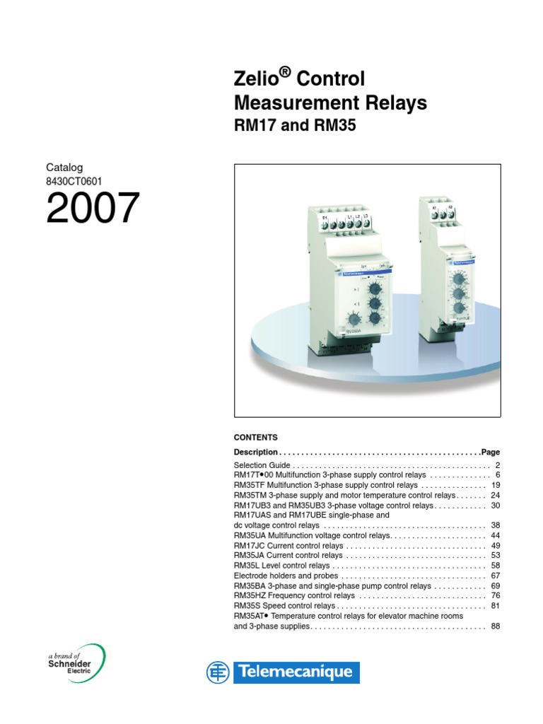 RM35TF30 | PDF | Relay | Power Supply