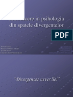 Introducere in Psihologia Din Spatele Divergentelor