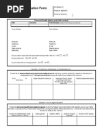 Standard Application Form