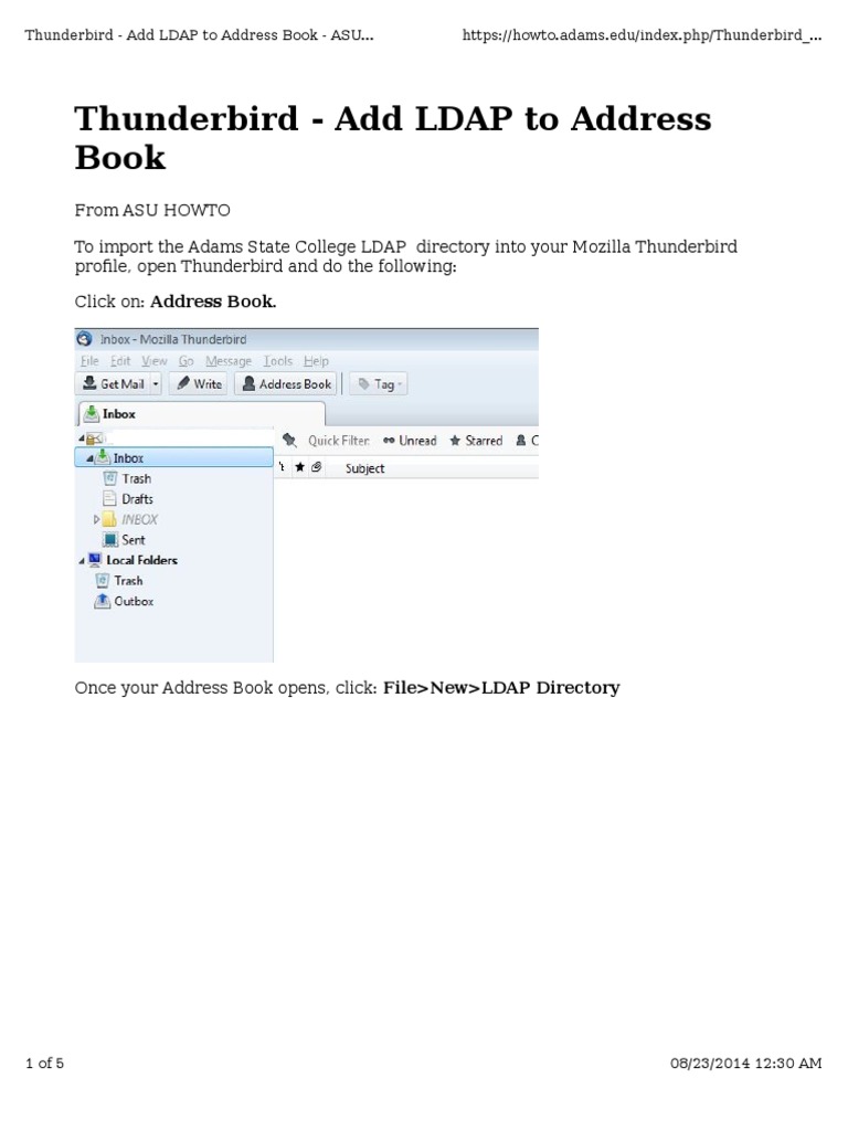 LDAP Setup Guide for ASU Staff | PDF