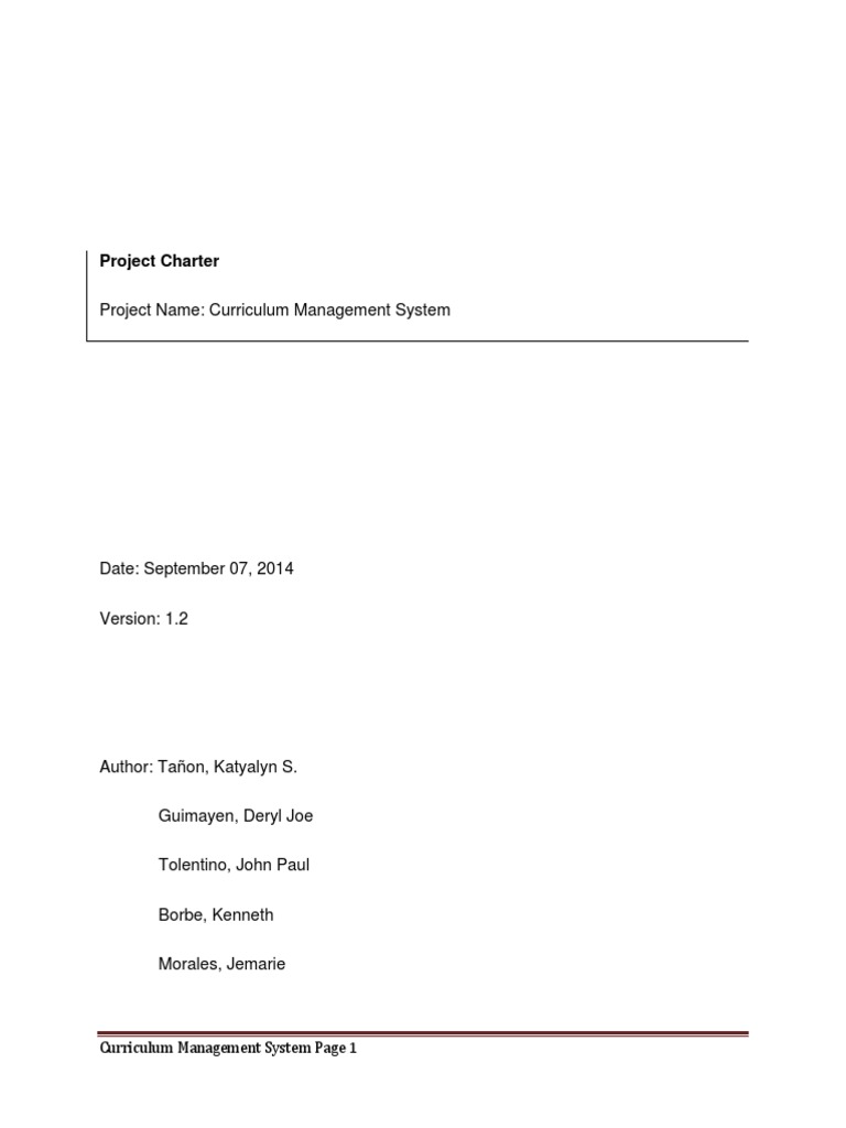 Curriculum Management System | PDF | Computer Science | Curriculum