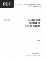 Download TRH 17  Geometric design of rural roads by Gerrit Van Der Walt SN238957064 doc pdf