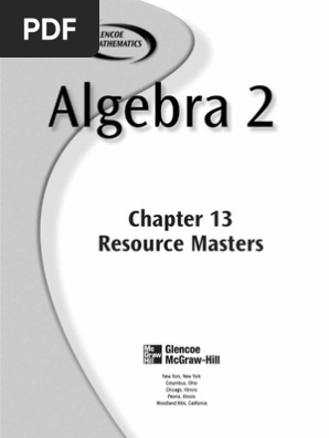 Chapter 10 Hw Coterminal Angles Glencoe Algebra Ii