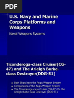 Lesson 21 - Weapons Platforms