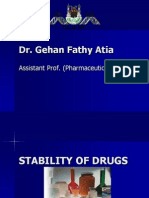 Stability of Drugs