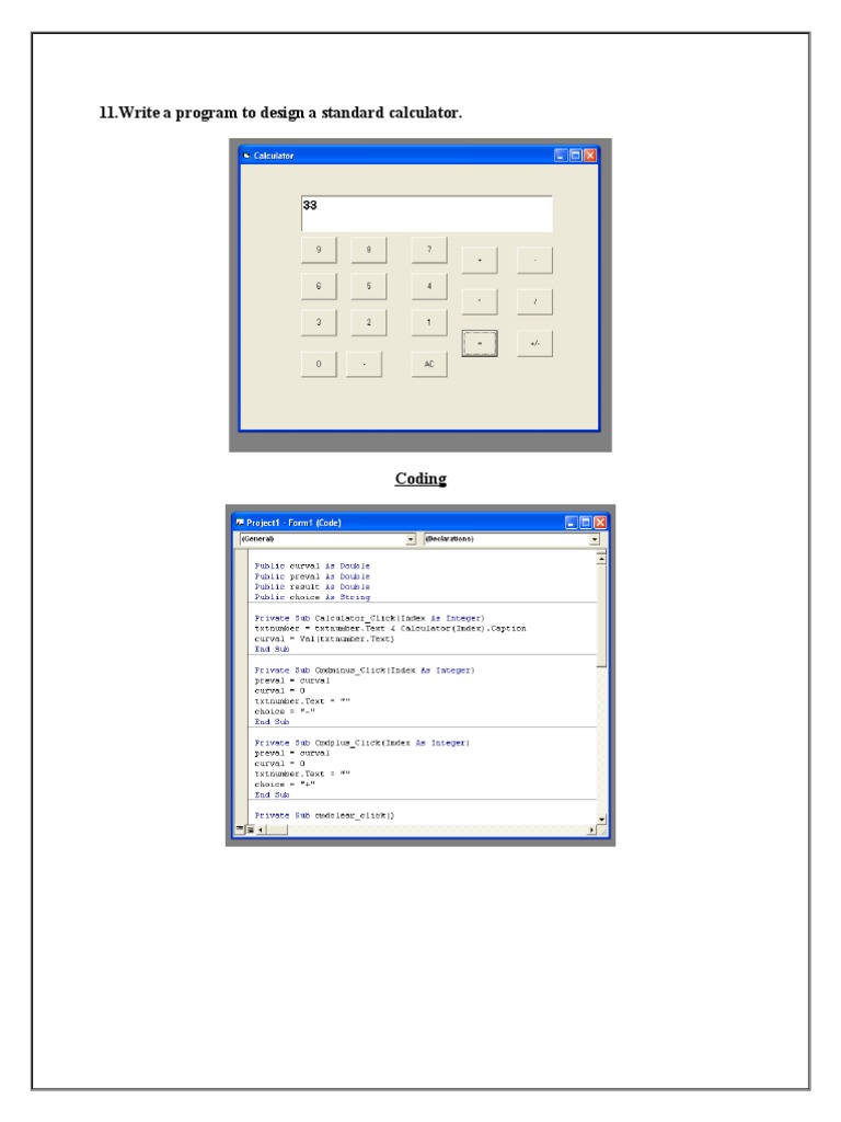 Visual basic practical file