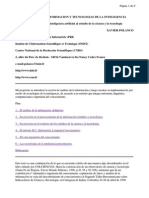 Analisis de La Informacion y Tecnologias de La Inteligencia PDF