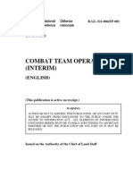 Combat Team Operations (Interim) (2003) - B-GL-321-006