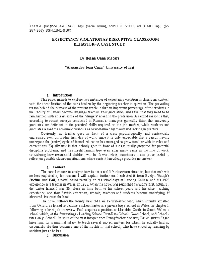 Indiana university's disruptive student behaviour case studies picture