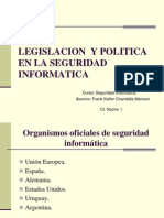 .Legislacion y Politica en La Seguridad Informatica