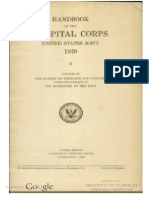 US Navy Handbook of The Hospital Corps 1939