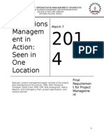 Project Management Paper Sample