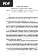 Estudo Sobre O Mundo, A Carne e o Diabo - Dr. Russell Shedd