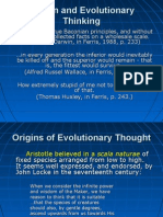 Darwin and Evolutionary Thinking