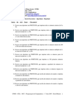 Listaexerc Algoritmos Repeticao PDF