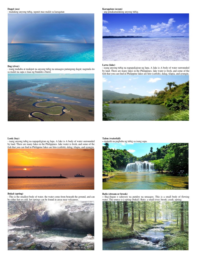 Dagat (Sea) Karagatan (Ocean) | PDF