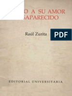 Raúl Zurita Canto a Su Amor Desaparecido