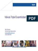 Válvula Triple excéntricidad