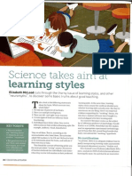 Science Aims AtLearning Styles