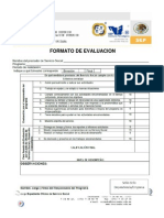 Formato de Evaluacin Gestion Empresarial