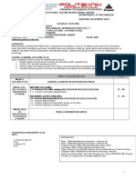 Course Outline: Topics & General Outcome Hours