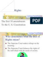 Bill of Rights slides by prof pat