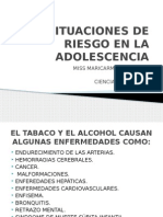 Situaciones de Riesgo en La Adolescencia