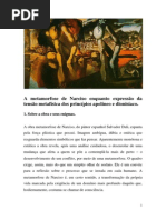 A Metamorfose de Narciso Enquanto Expressao Da Tensao Metafisica Dos Principios Apolineo e Dionisiaco - TEXTO FINAL 2012