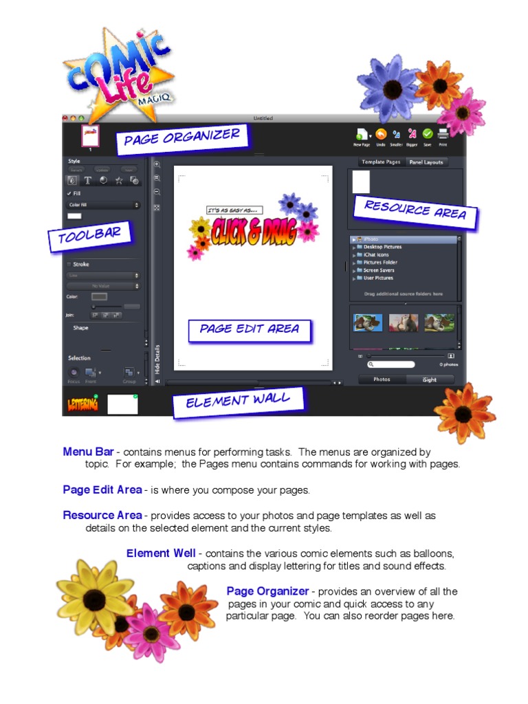 Comic Page Organization Tools | PDF