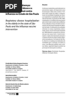 Internações Por Doenças Respiratórias Em Idosos e a Intervenção Vacinal Contra Influenza No Estado de Sao Paulo