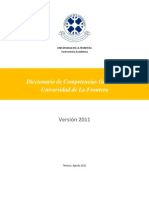 Diccionario Competencias Genéricas - UFRO 2