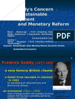 F. Soddy's Concern ： 　 the Sustainable Development 　　　 And