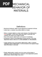 1 Mechanical Behavior of Materials