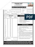 Vision Ias: GENERAL STUDIES (Test Code: 420)