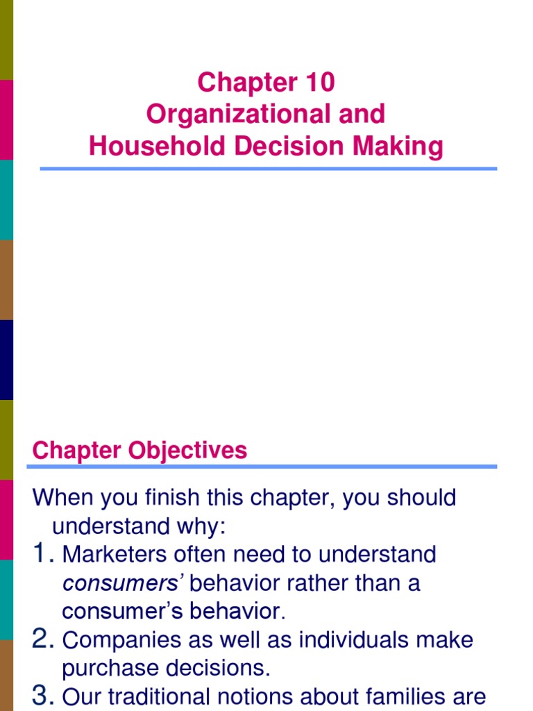 Organisation and Household Decision Making | PDF | Socialization ...