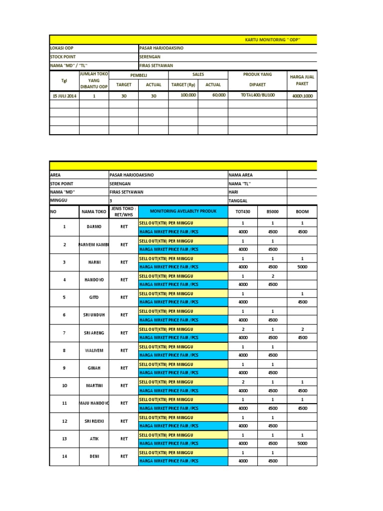 Product Availability Monitoring Report | PDF | Technology & Engineering