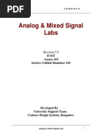 Analog Lab Mannual