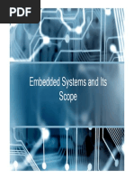 Embedded Systems and Its Scope