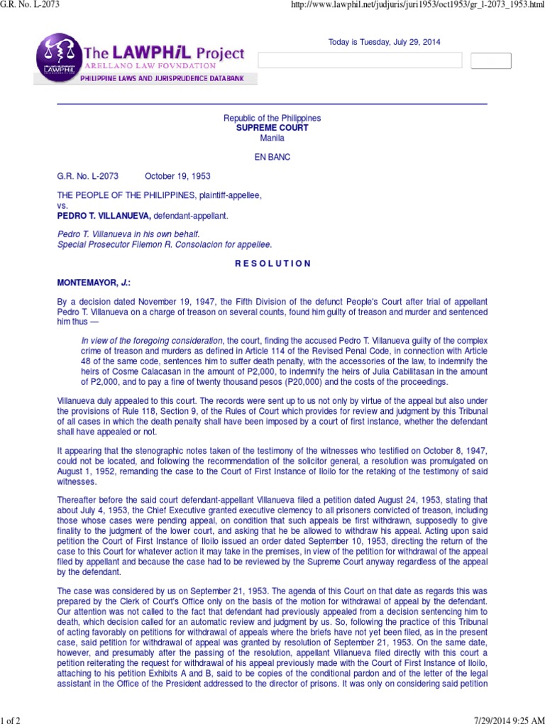 People v villanueva 92 phil 637 pdf appeal pardon