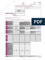 Questionnaire of Preliminary Assessment of Suppliers