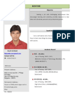Raju Kumar Resume (C, C++,c#.net)