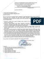 Surat Edaran Dirjen Dikdas Nomor 4531 C.C2 KR 2013