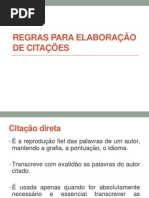 Regras Para Elaboracao de Citacoes