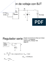 Unidad # 6 - 1ra Parte 2do Parcial Electrónica I - I T 2013 Regulacion Zener Mas BJT