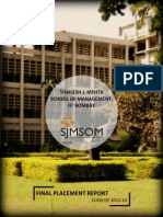 Final Placement Report 2014 SJMSoM IITBombay
