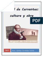 Cultura y obra en Miguel de Cervantes 